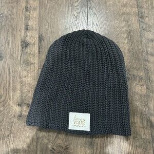 Love Your Melon Charcoal Knit Beanie